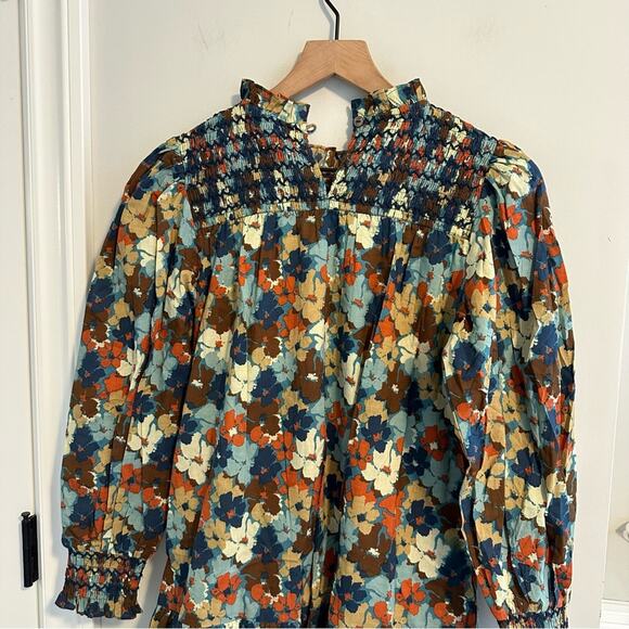 NWT Tuckernuck Olivia James The Label Orange floral Mini Dress XS - Picture 6 of 15